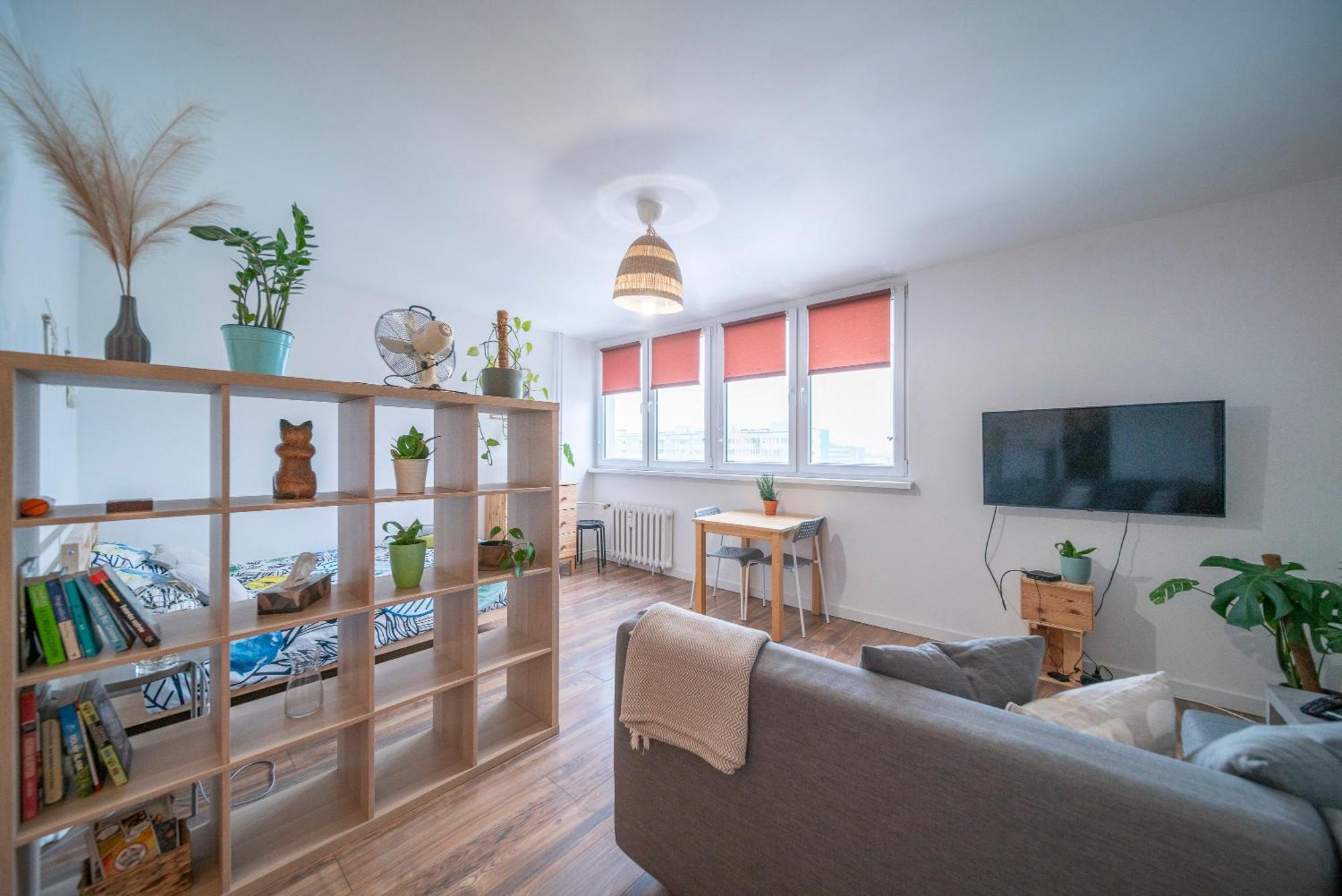 Апартаменты 10Th Floor Studio In The City Center Of Вроцлав Экстерьер фото