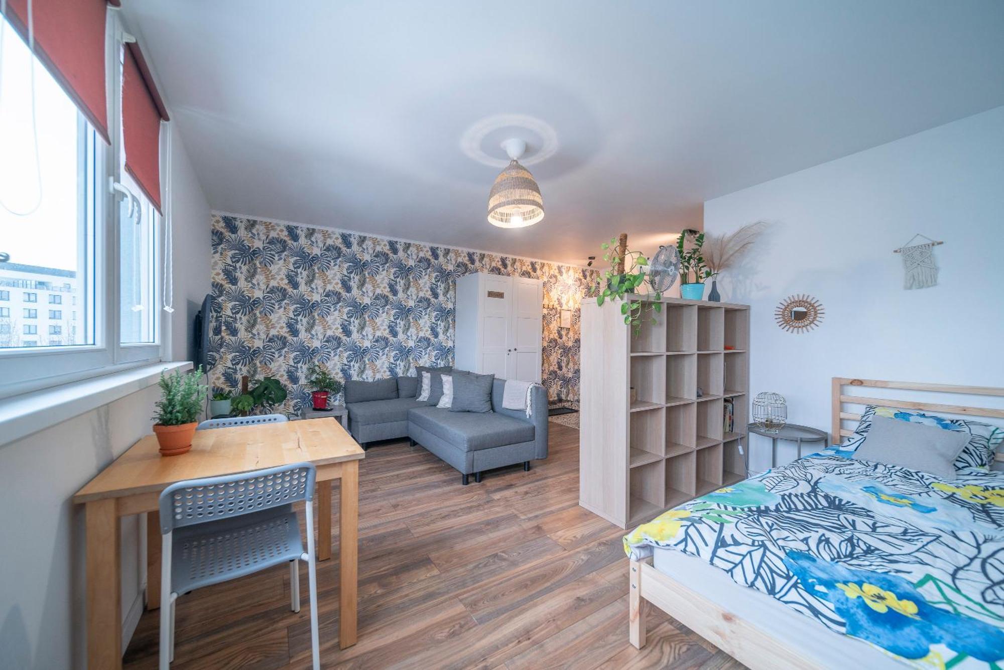 Апартаменты 10Th Floor Studio In The City Center Of Вроцлав Экстерьер фото
